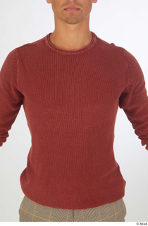 Nathaniel casual dressed red sweater upper body 0001.jpg